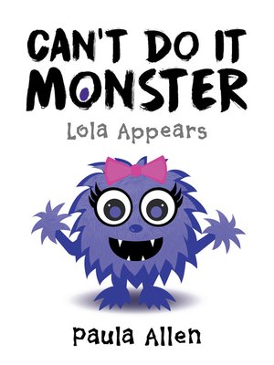 cover image of Can't Do It Monster